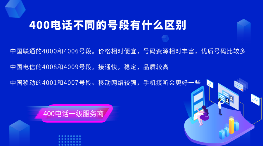 400電話不同的號段有什么區(qū)別